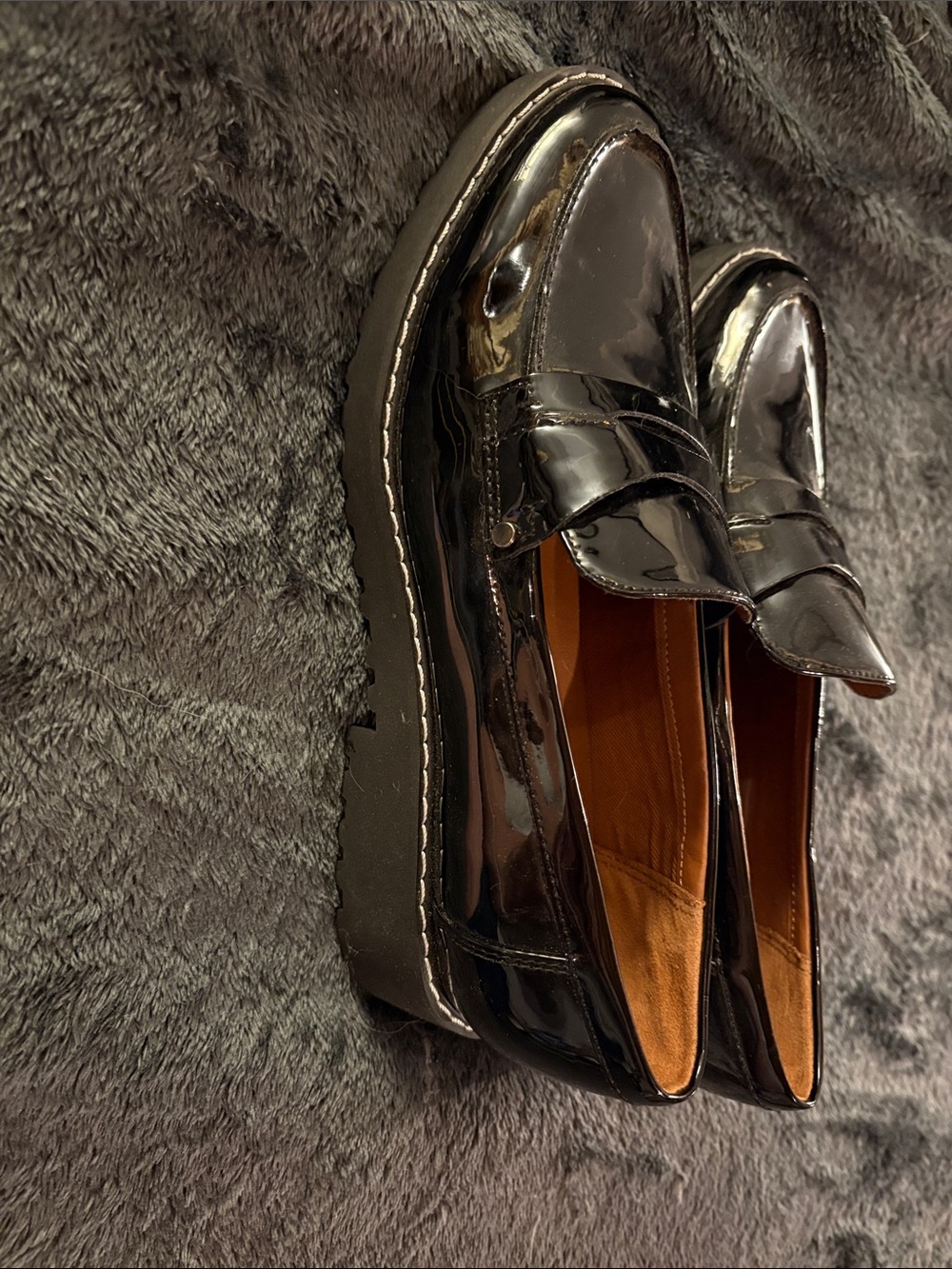 Franco Sarto Women’s Black Penny Loafers - Picture 3 of 3